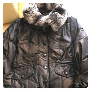 Authentic sheared Beaver Collar Bubble Style size S- great holiday gift!